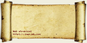 Una Zafirović vizit kartica